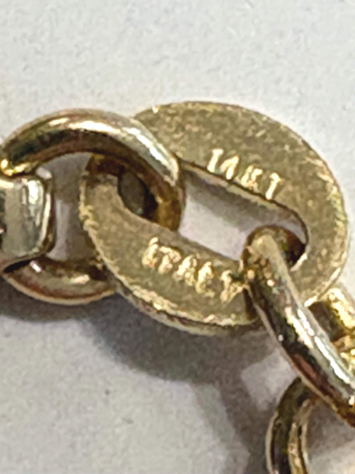 Vintage Solid 14k Yellow Gold Fancy Link Bracelet, 7"-BelmarJewelers