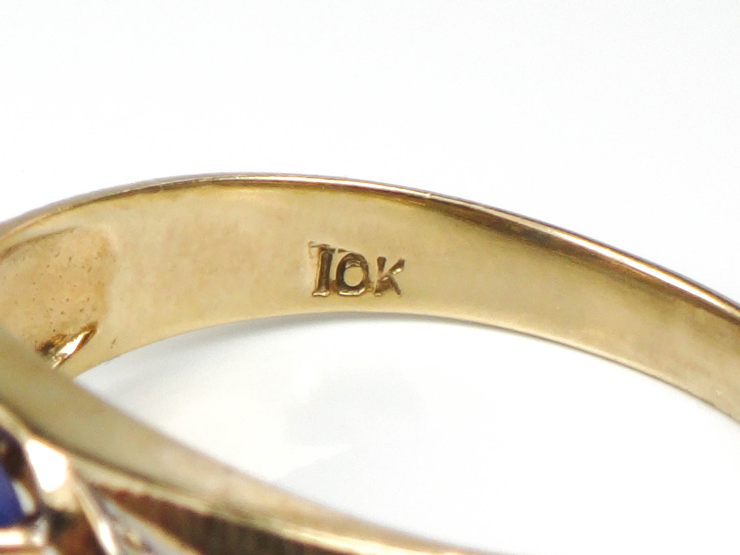 Vintage 10k Gold Star Sapphire Men's Ring, September Birthstone Size 10