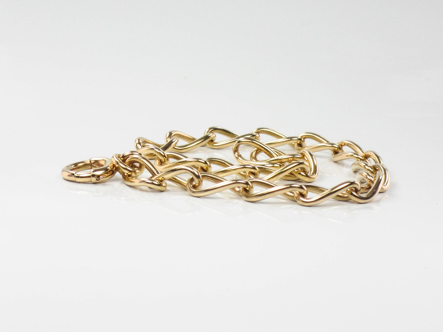 Vintage 14k Yellow Gold Link Bracelet - 7 1/2"