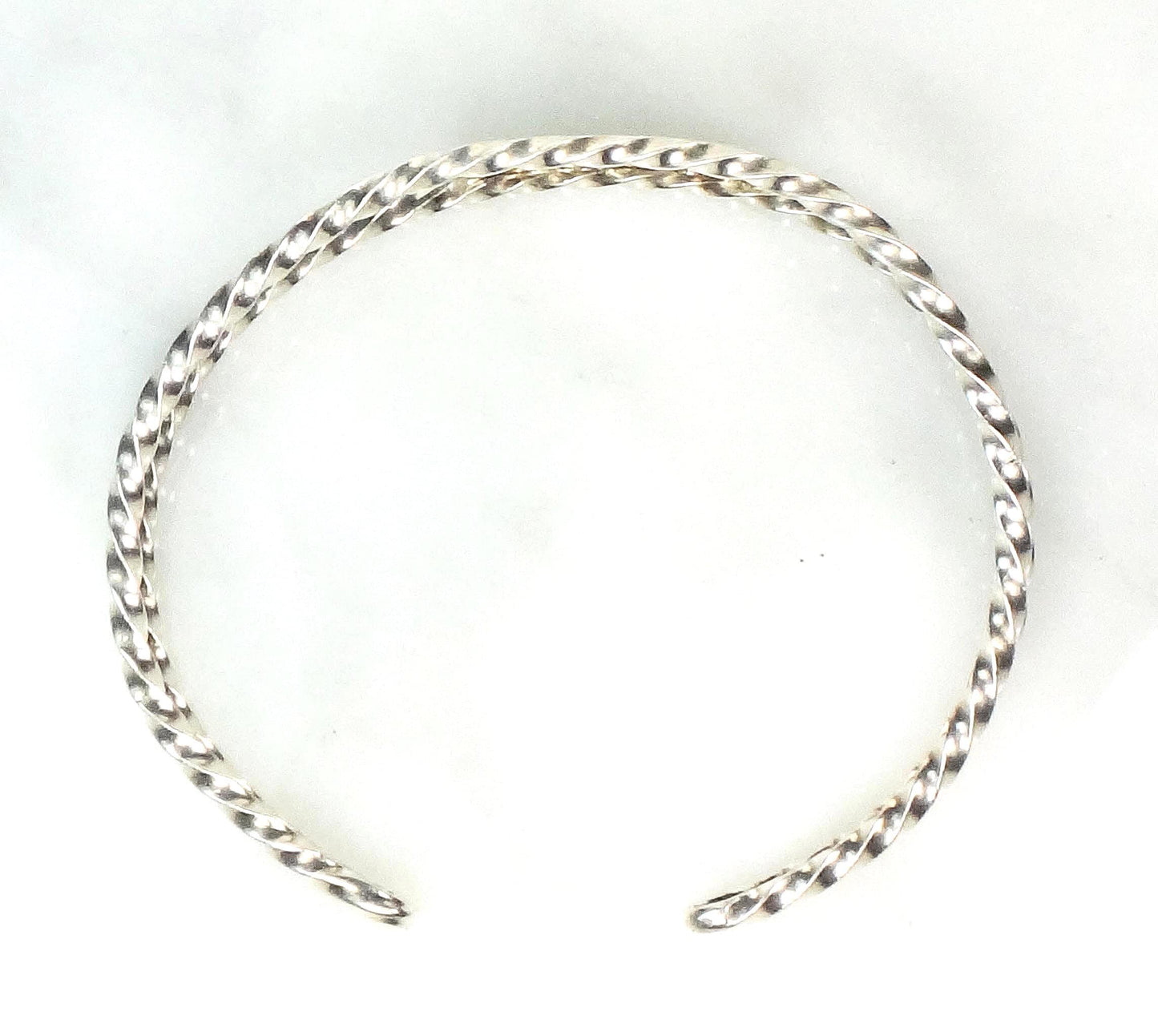 Vintage 14k Gold and Sterling Silver Cuff - Mixed Metal Monogram Name Bracelet - Engravable ID Jewelry - Circa 1970's