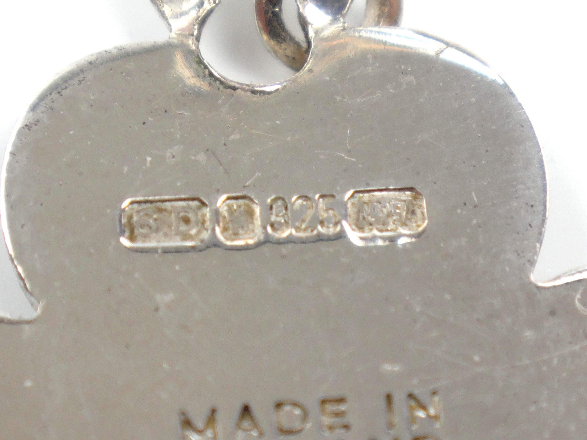 Vintage Sterling Silver Shamrock Earrings: Made in Ireland