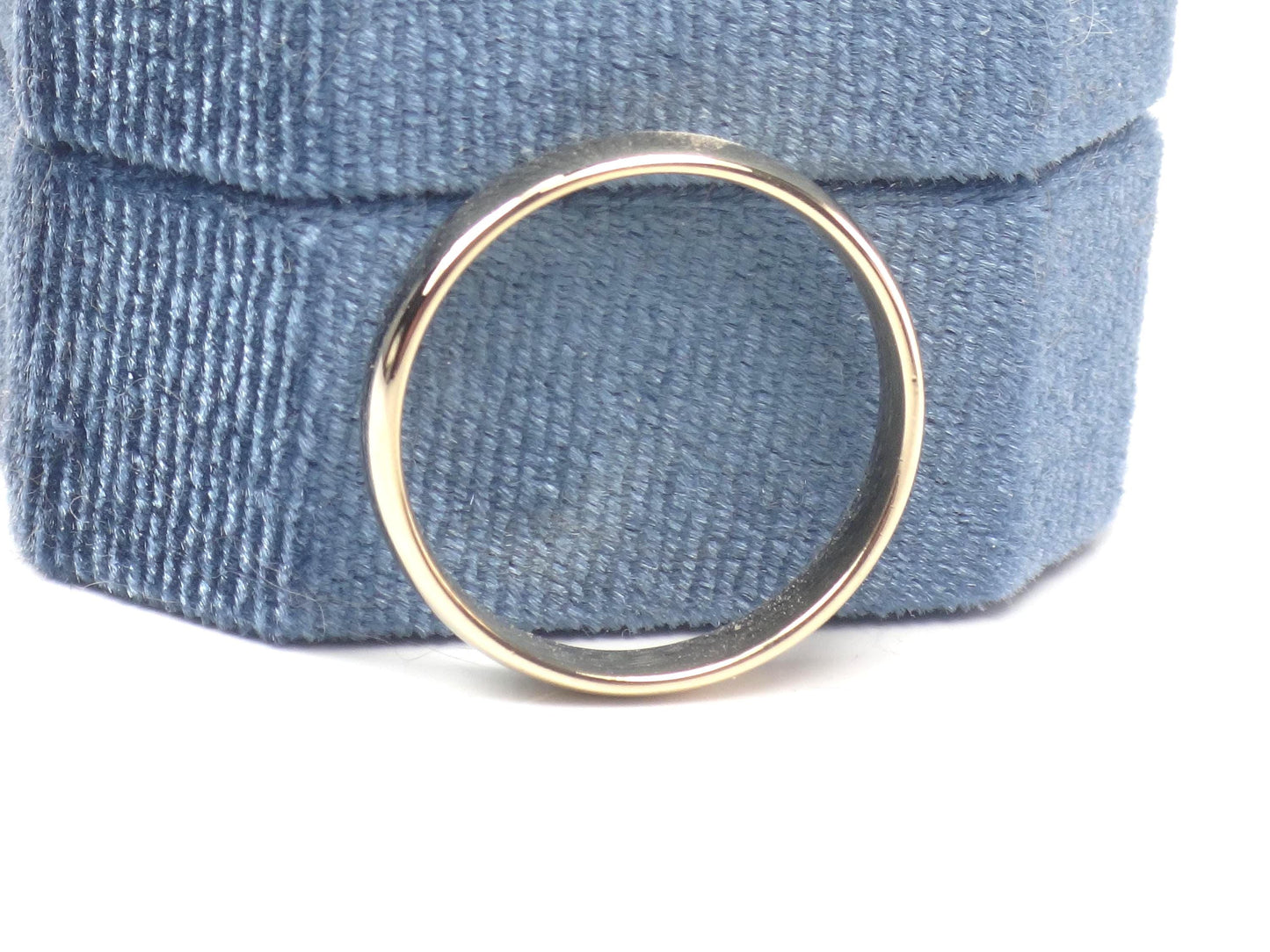 Vintage 10k Yellow Gold Wedding Band - Plain, 4 MM, Size 11