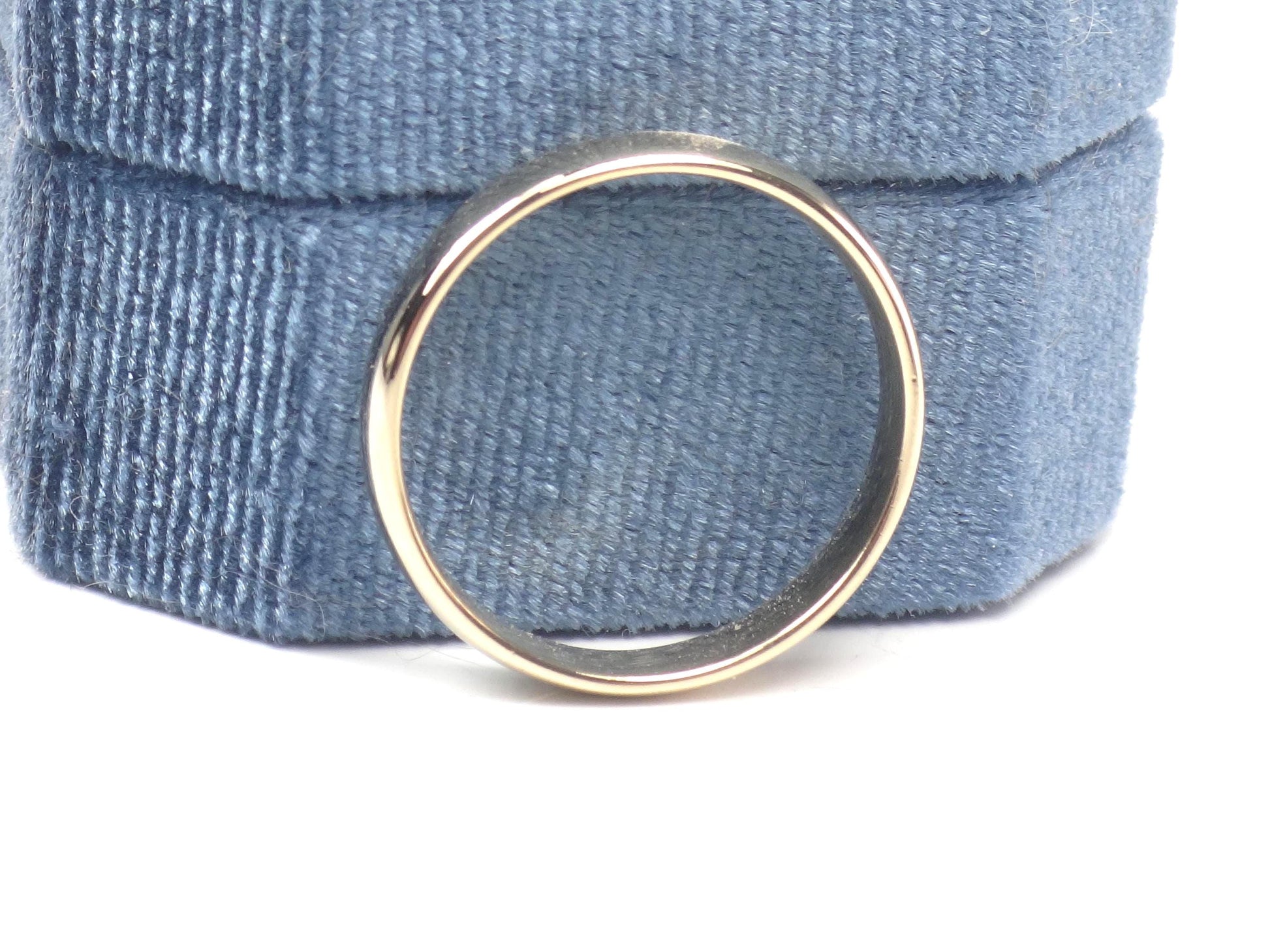 Vintage 10k Yellow Gold Wedding Band - Plain, 4 MM, Size 11