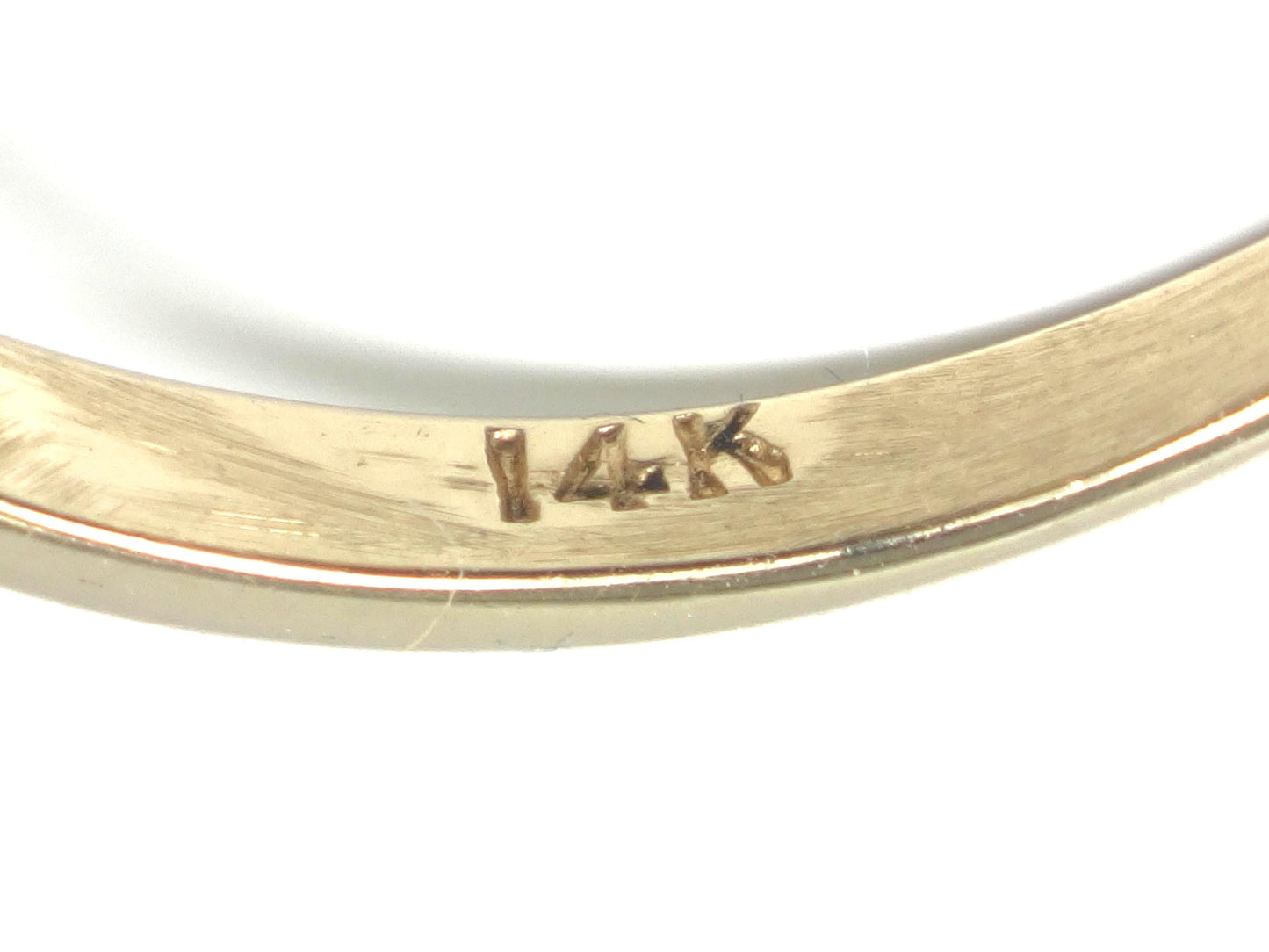 Vintage 14k Yellow Gold Marquise Diamond Engagement Ring - .40 CTS - Size 7
