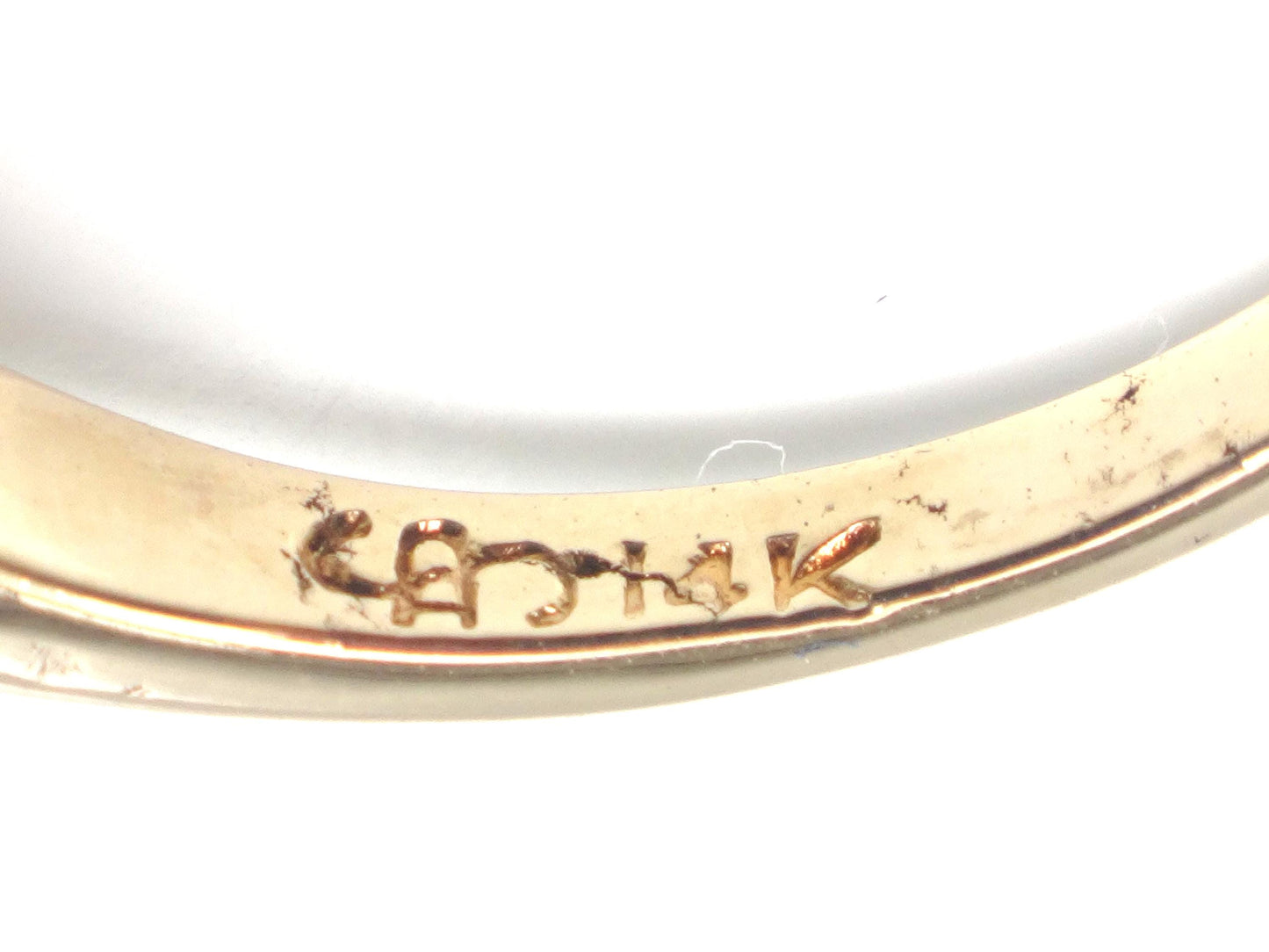 Vintage 14k Gold Diamond Solitaire Engagement Ring, .25 CT, 1950s, Size 6.25-BelmarJewelers