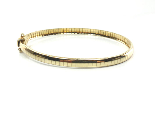 Vintage 14k Yellow Gold Omega Bracelet, 7 3/16"-BelmarJewelers