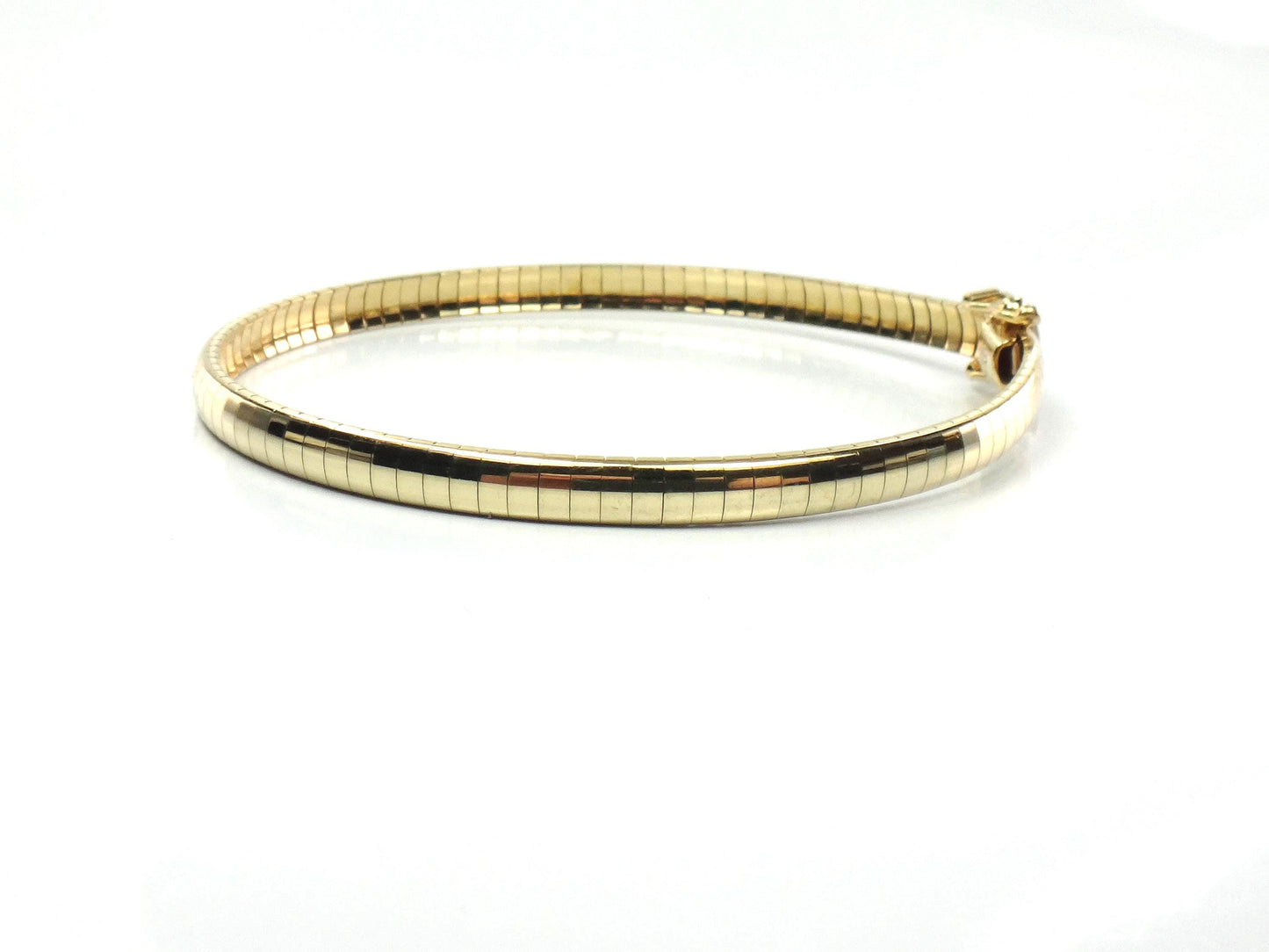 Vintage 14k Yellow Gold Omega Bracelet, 7 3/16"-BelmarJewelers
