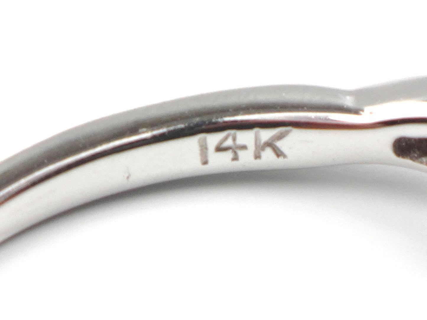 Vintage 14k White Gold Diamond Engagement Ring: 0.55 Carat, 1960s Size 6.75-BelmarJewelers