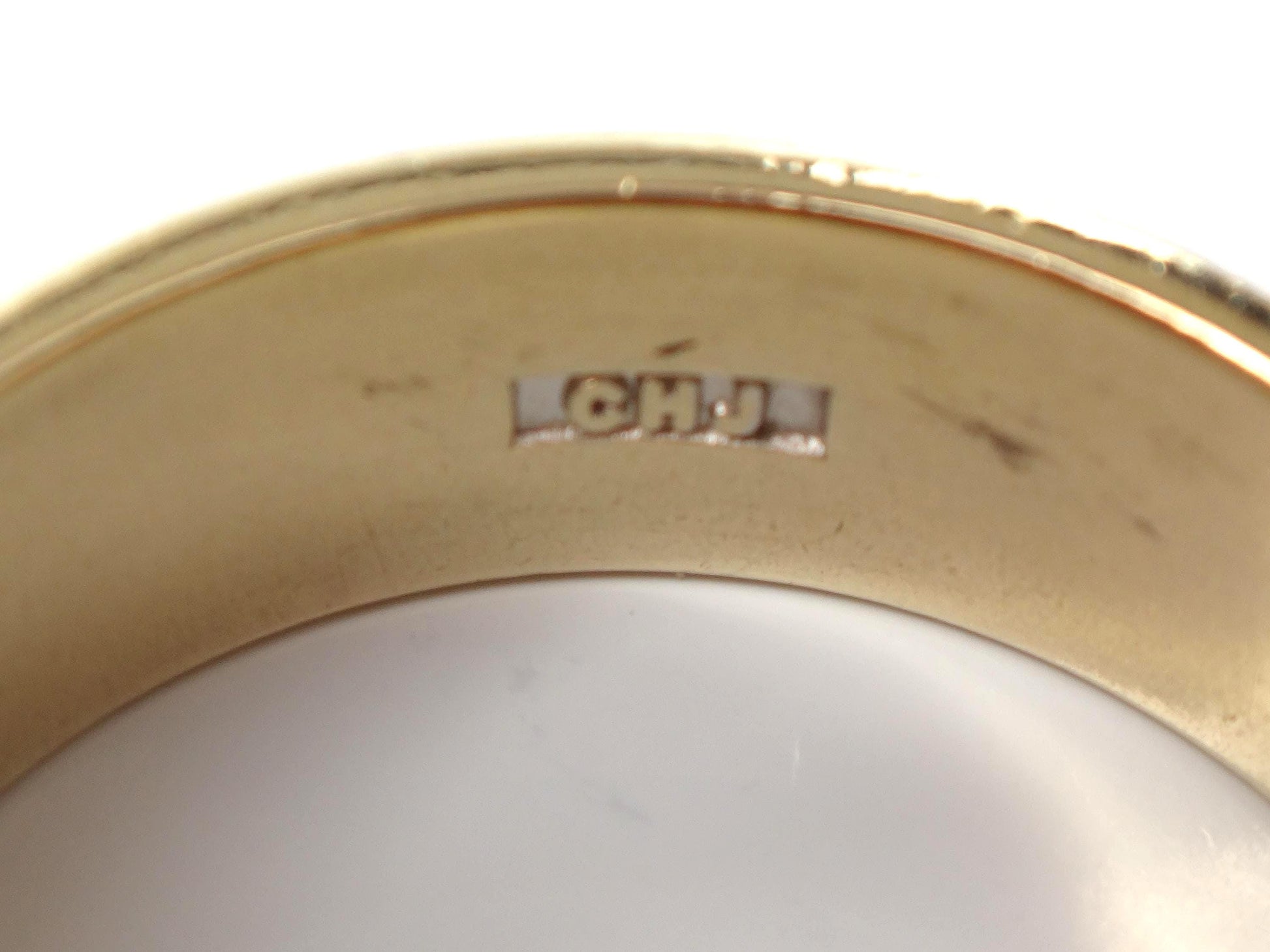 Vintage 14k Gold Claddagh Wedding Band: Made in Ireland, Irish Hallmarks, Size 10.75-BelmarJewelers