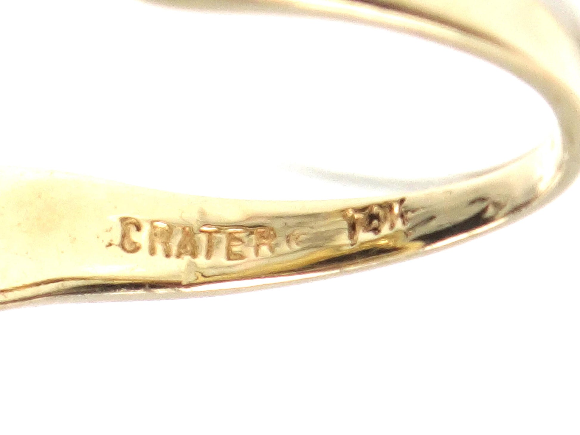 Vintage 14k Yellow Gold Light Gray Pearl Ring - 7.8 MM, Size 4.75-BelmarJewelers