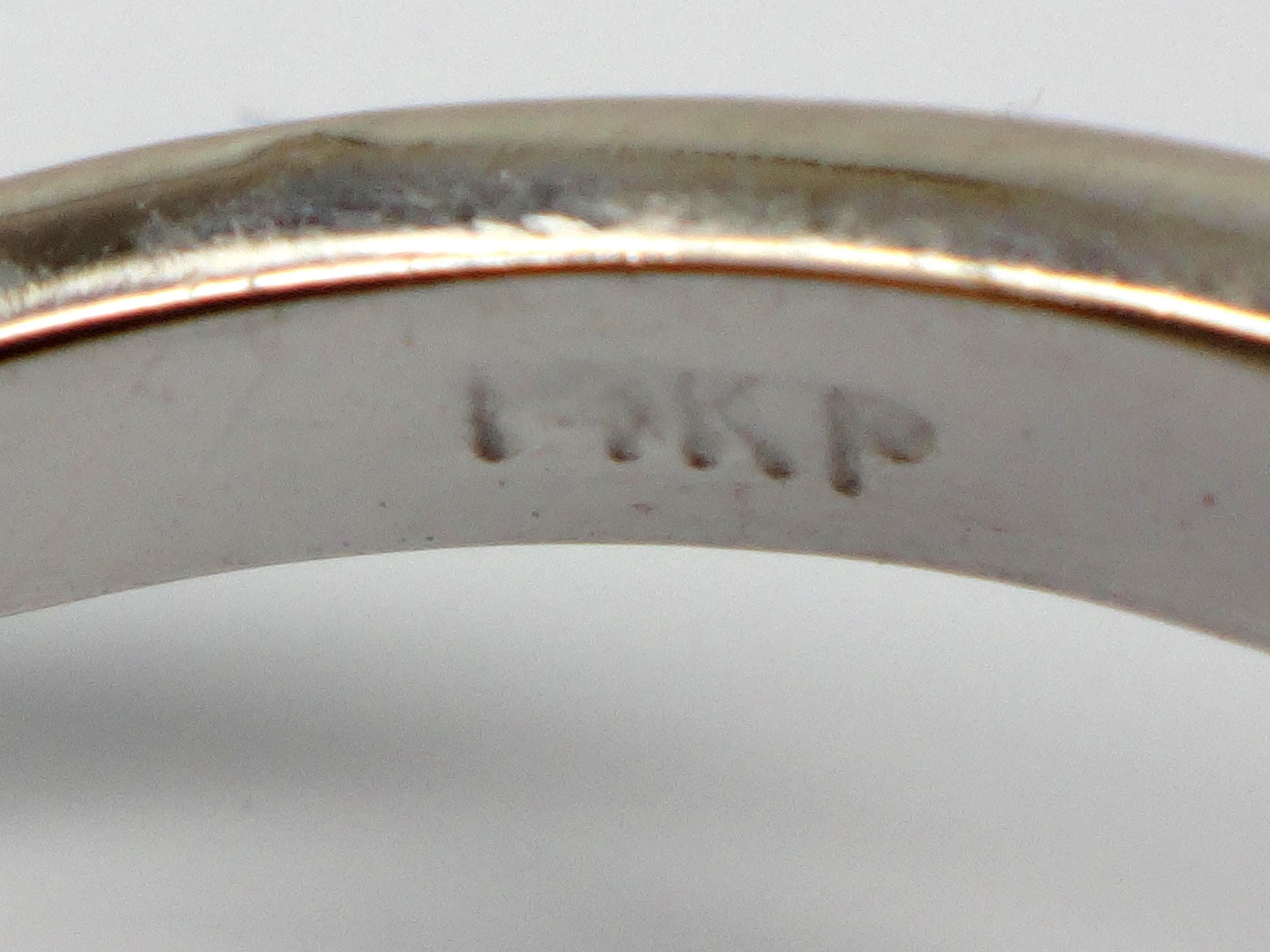 Vintage 14k White Gold Three Diamond Ring: 1.15 CT TDW, Size 6.75-BelmarJewelers