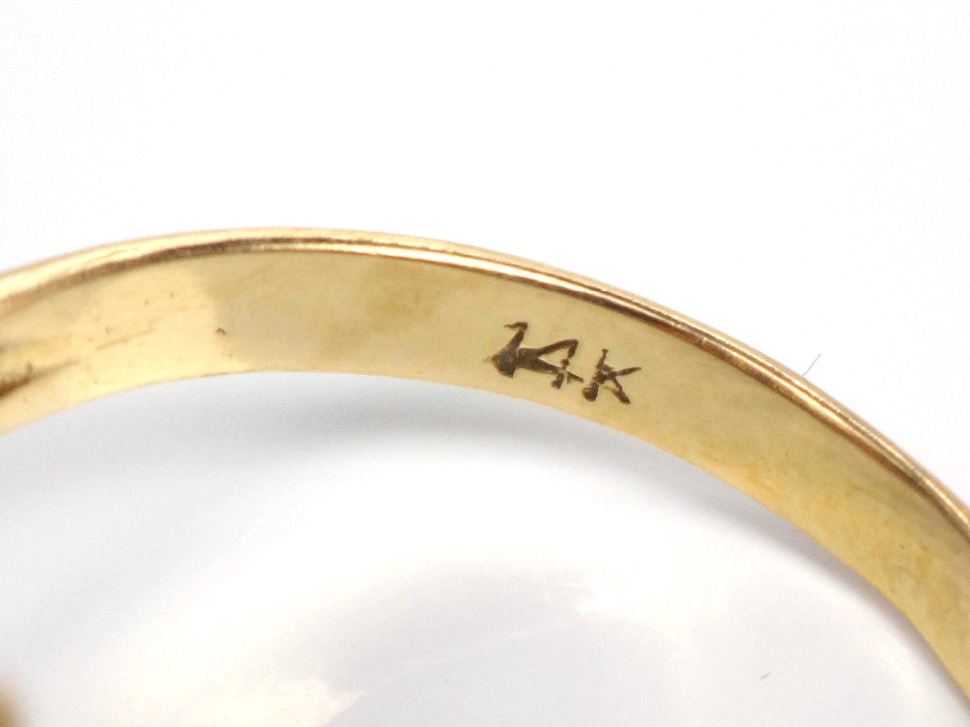 Vintage 14k Yellow Gold Black Onyx Ring, Size 6.75-BelmarJewelers