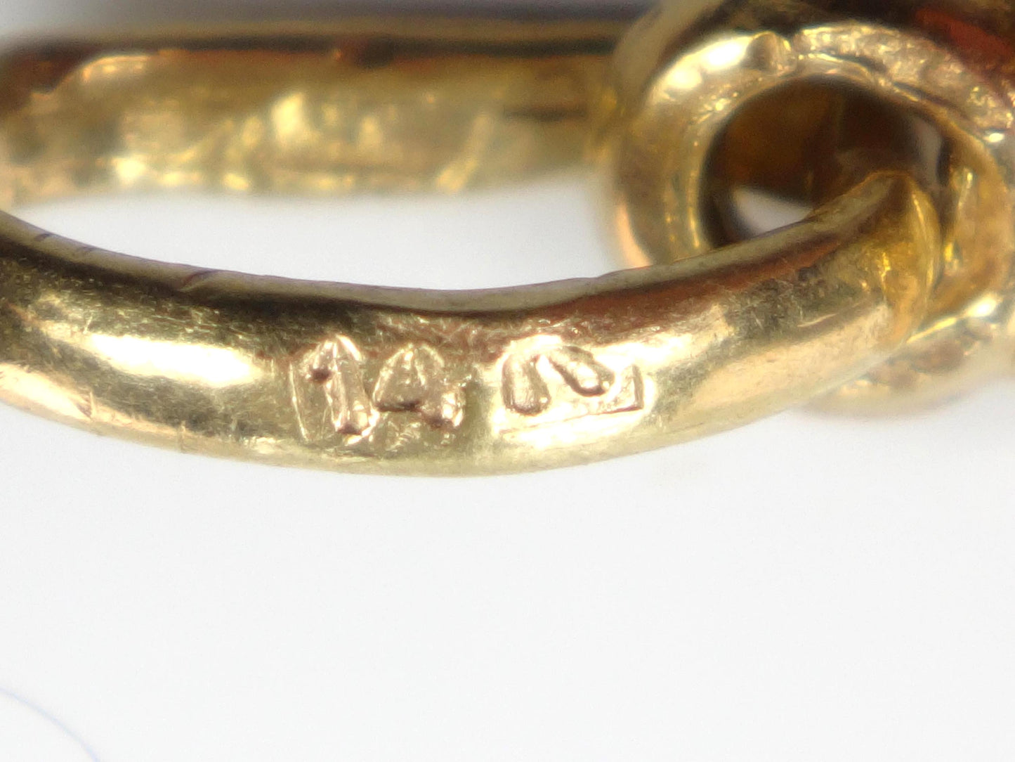 Vintage 14k Yellow Gold Italian Hand Charm, Good Luck Pendant-BelmarJewelers