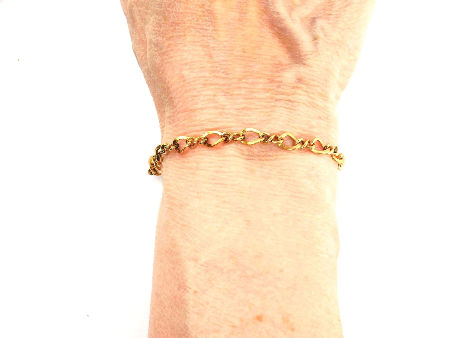 Vintage 14k Gold Filled Link Bracelet 7 1/4"-BelmarJewelers